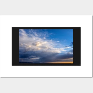 Beautiful Clouds Close to Sunrise in Boulder, Colorado Posters and Art